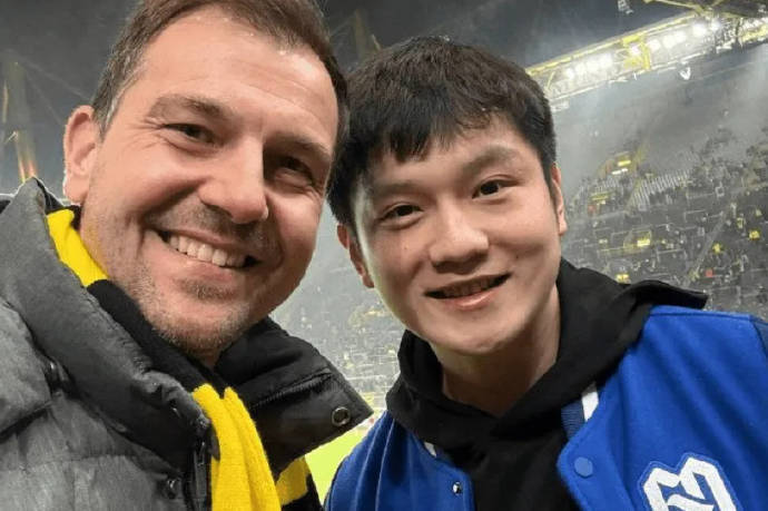 遭暴击！樊振东与波尔观战多特 大黄蜂与皇马双双失利